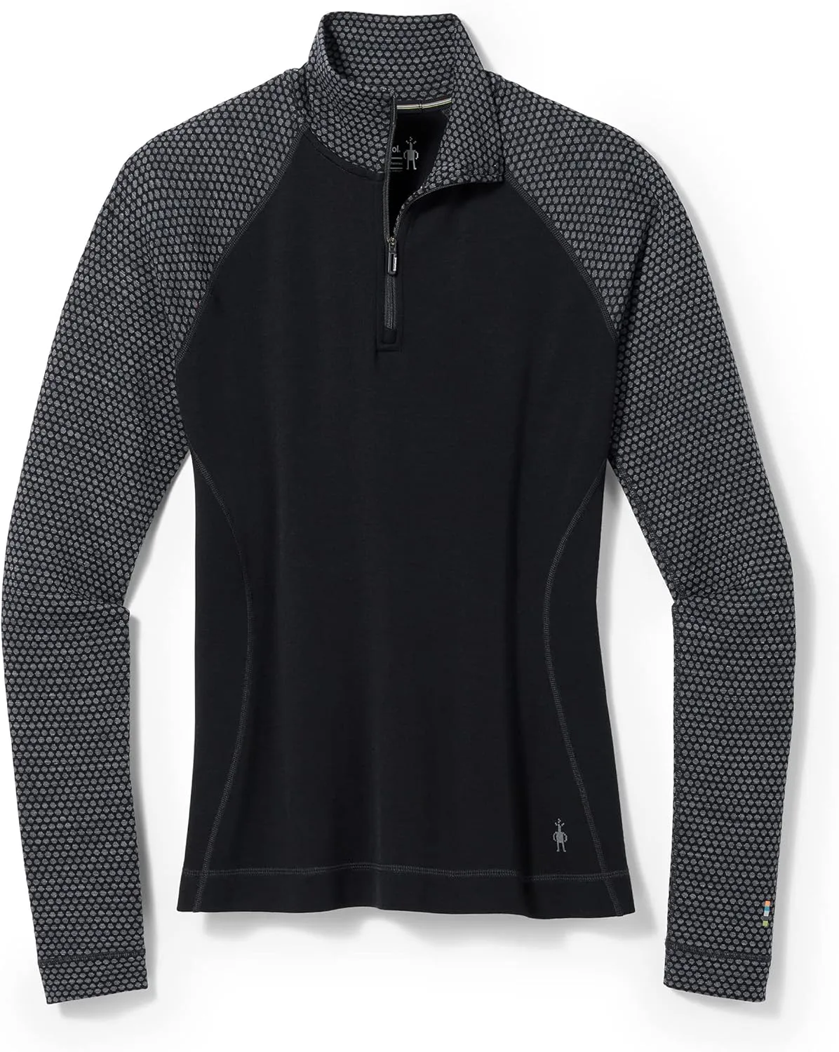 Smartwool Women's Classic Thermal Merino Base Layer Pattern 1/4 Zip