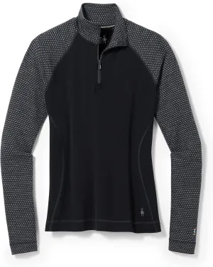 Smartwool Women's Classic Thermal Merino Base Layer Pattern 1/4 Zip