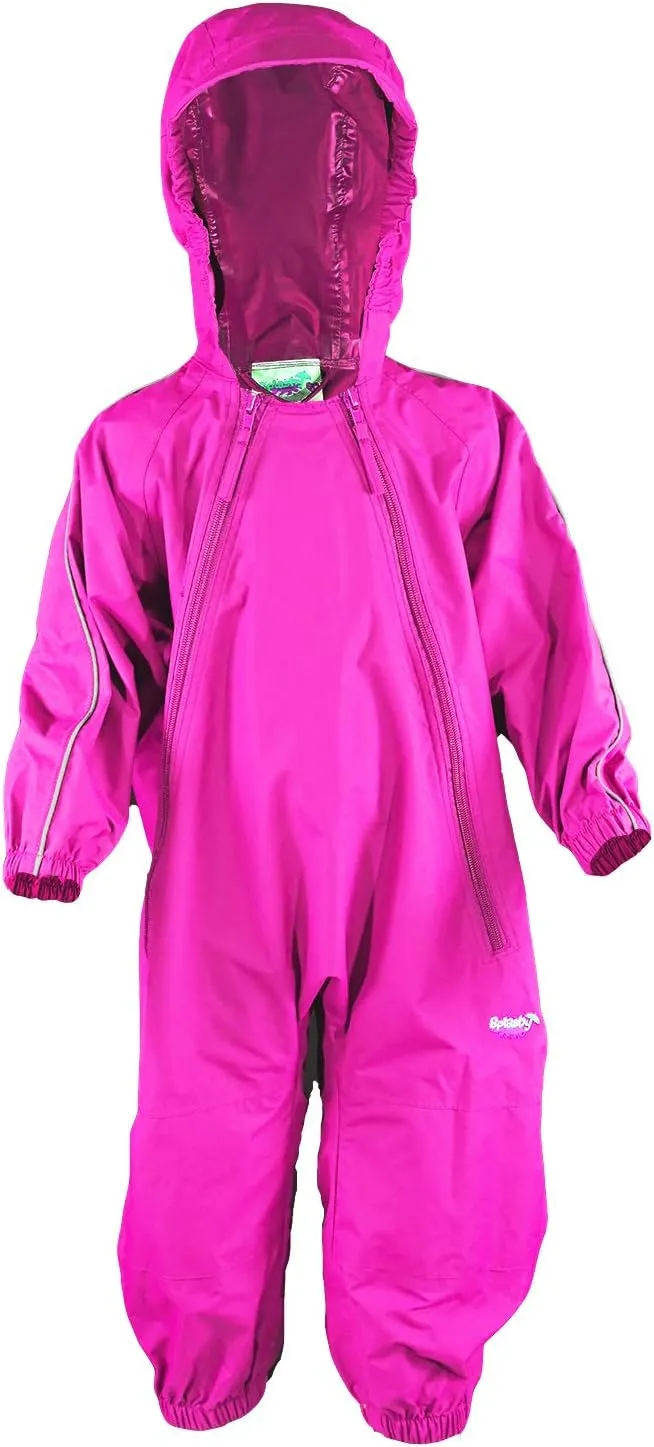 Splashy Waterproof One Piece Rainsuits and MudStopper Coveralls for Kids