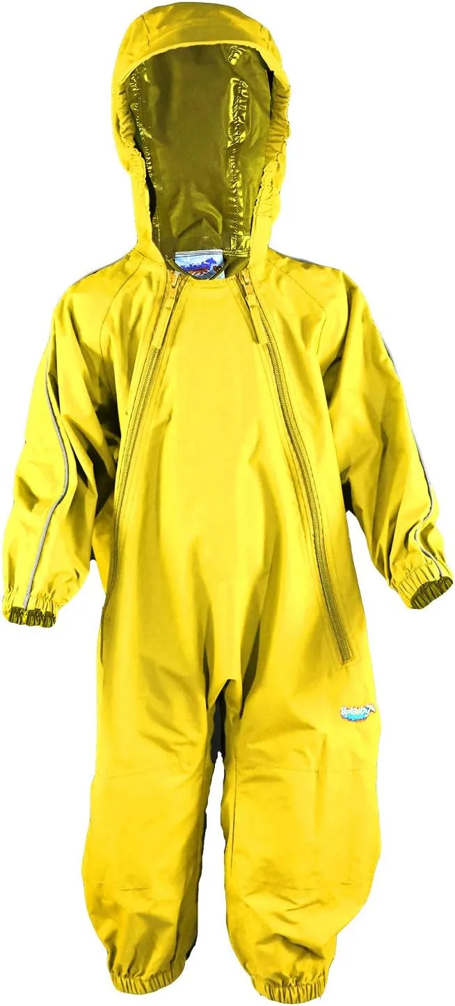 Splashy Waterproof One Piece Rainsuits and MudStopper Coveralls for Kids