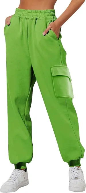 Todays Deals Plus Size Sweatpants for Women High Waisted Baggy Thin Fall Winter Workout Jogger Pants Y2k Trendy Cute Fleece Lined Lounge Trousers Pockets Casual Clothes