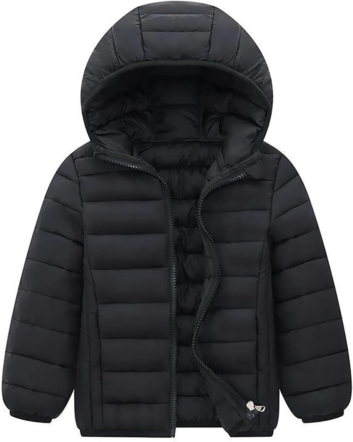 Toddler Winter Coats Puffer Padded Jacket Boys Girls Bear Hoods Down Jacket Light Weight Outerwear Jacket Coats