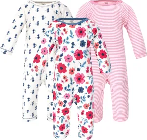 Touched by Nature Baby Girls' Organic Cotton Coveralls