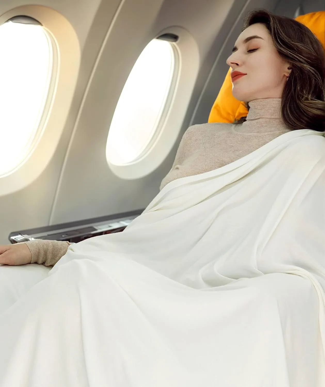 VENVSBEE Shawl Wraps for Women, Travel Scarf Soft Blanket Wrap Pashmina Travel Accessory for Airplane-Gift Box Included