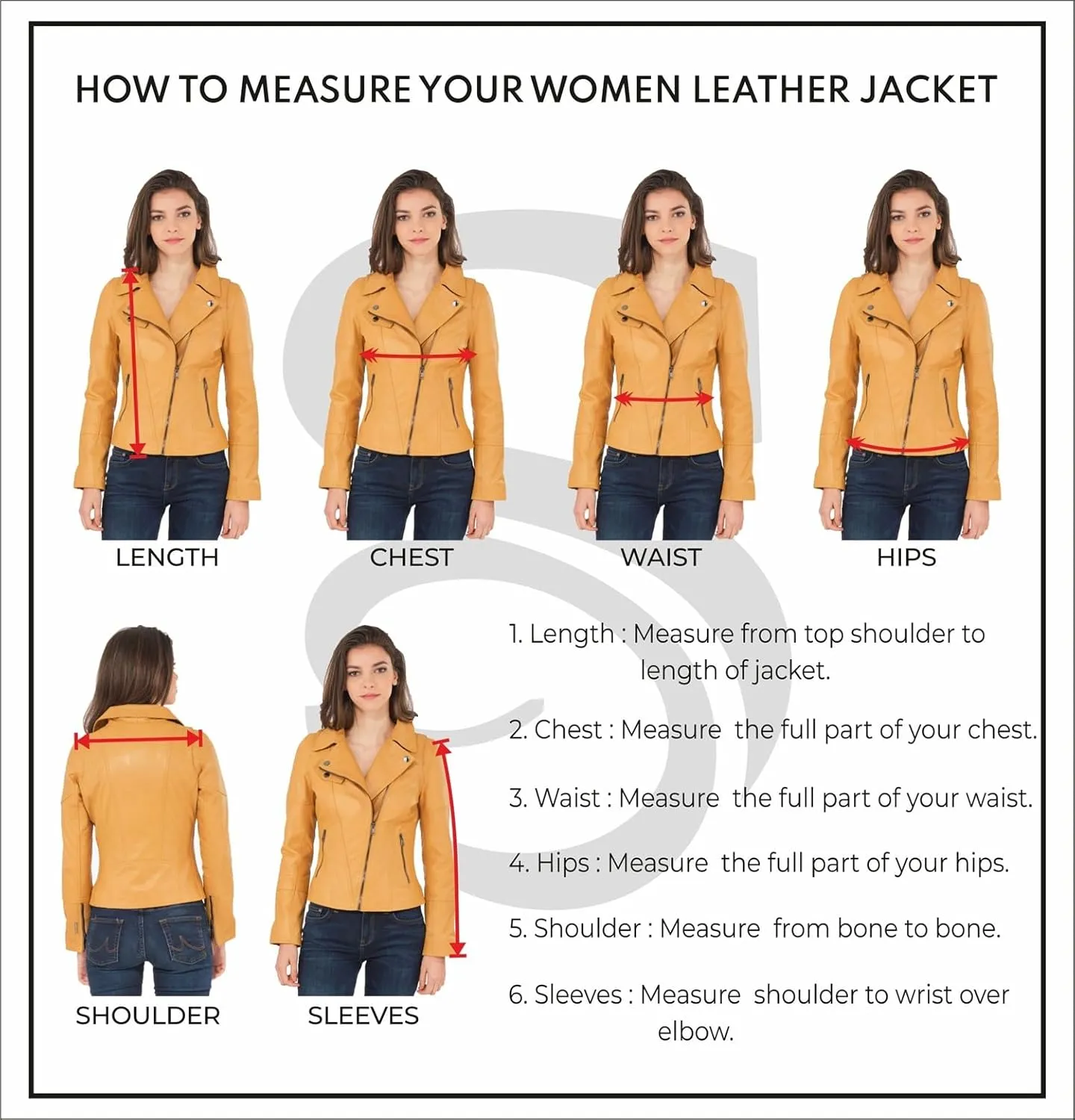 Women Leather Jacket Biker Motorcycle Genuine Lambskin Outerwear