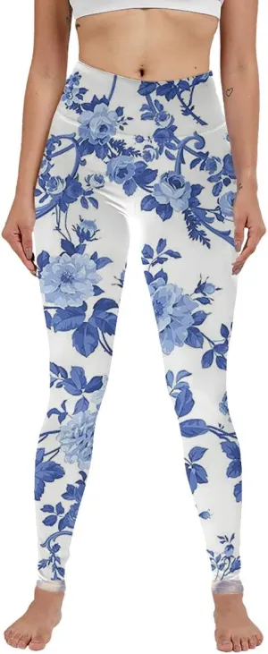 Women's American Flag Print and Tie Dye Leggings for High Waist Yoga Pants- Patriotic and Trendy Activewear for Workouts