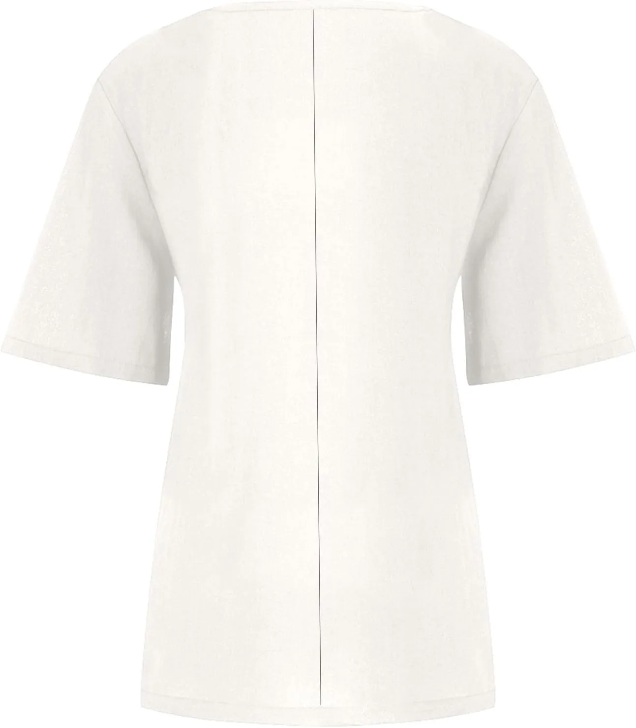 Womens Lined Tops Going Out Casual Short Sleeve Summer Tee Shirts Button Down Crewneck Solid Dressy Blouses