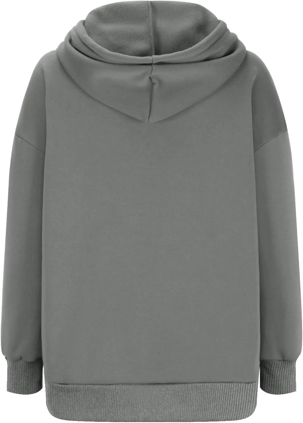 Womens Long Sleeve Tops Drawstring Pullover Tops Fall Lightweight Hoodies Loose Fit Business Casual Clothes Fall