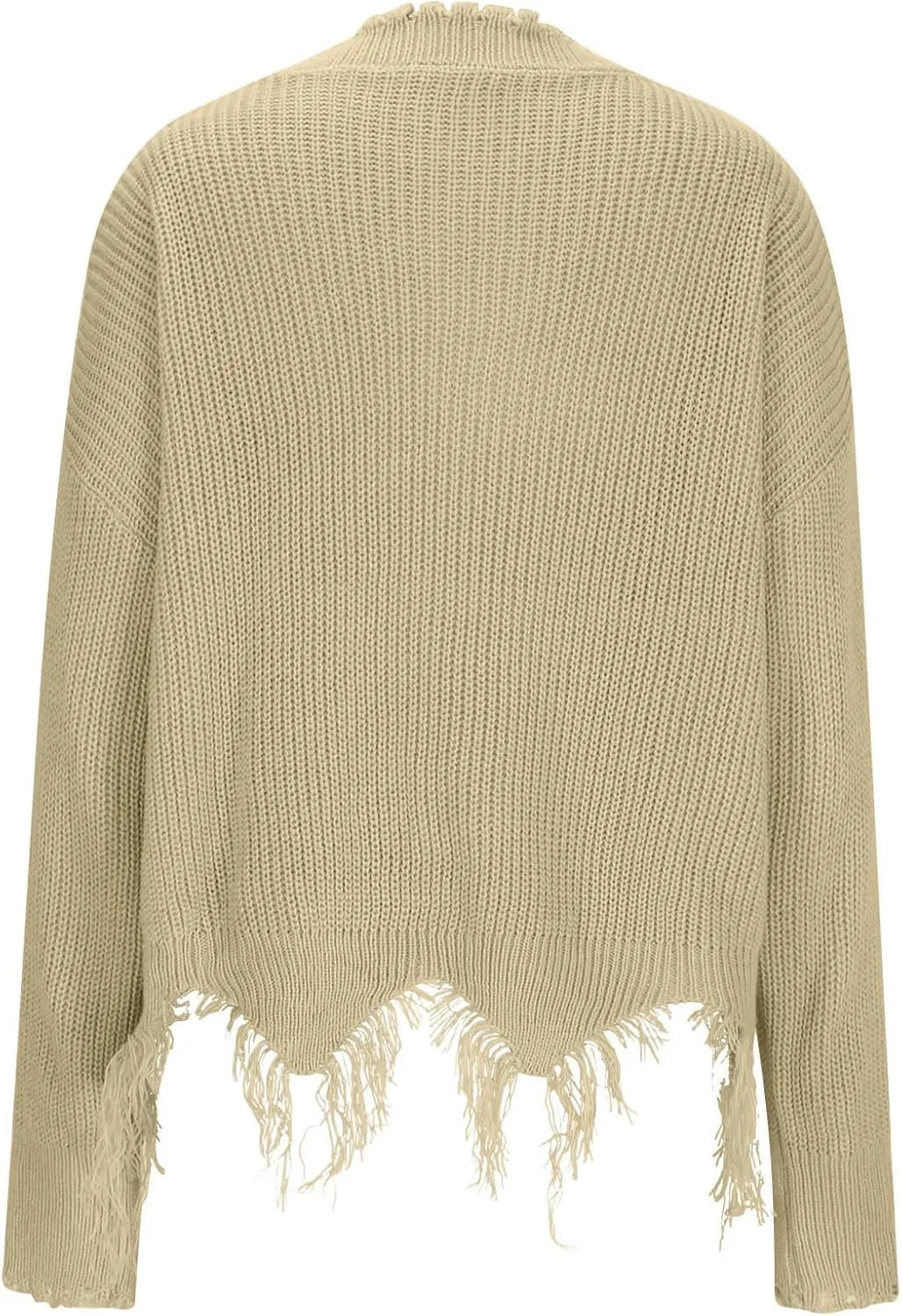 Womens Off The Shoulder V Neck Sweaters Cropped Casual Loose Chunky Knit Sweater Winter Spring Trendy Jumper Tops