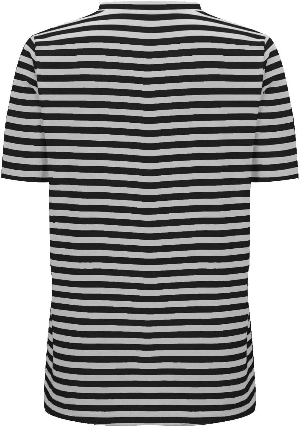 Women's Oversized T Shirts Short Puff Sleeve Striped Crewneck Summer Tops Casual Loose Basic Tee Shirts 2025 Trendy Clothes