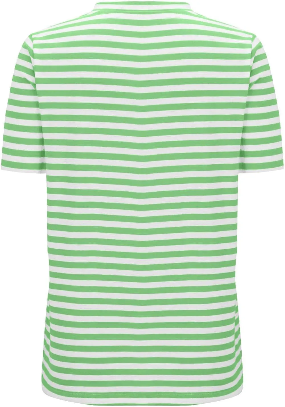 Women's Oversized T Shirts Short Puff Sleeve Striped Crewneck Summer Tops Casual Loose Basic Tee Shirts 2025 Trendy Clothes