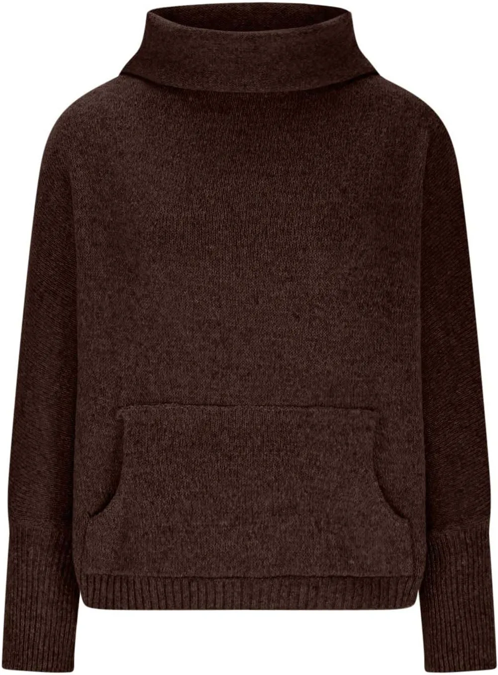 Women's Oversized Turtleneck Pullovers Sweaters Cowl Neck Long Sleeve Fall Winter Slouchy Loose Knit Sweaters