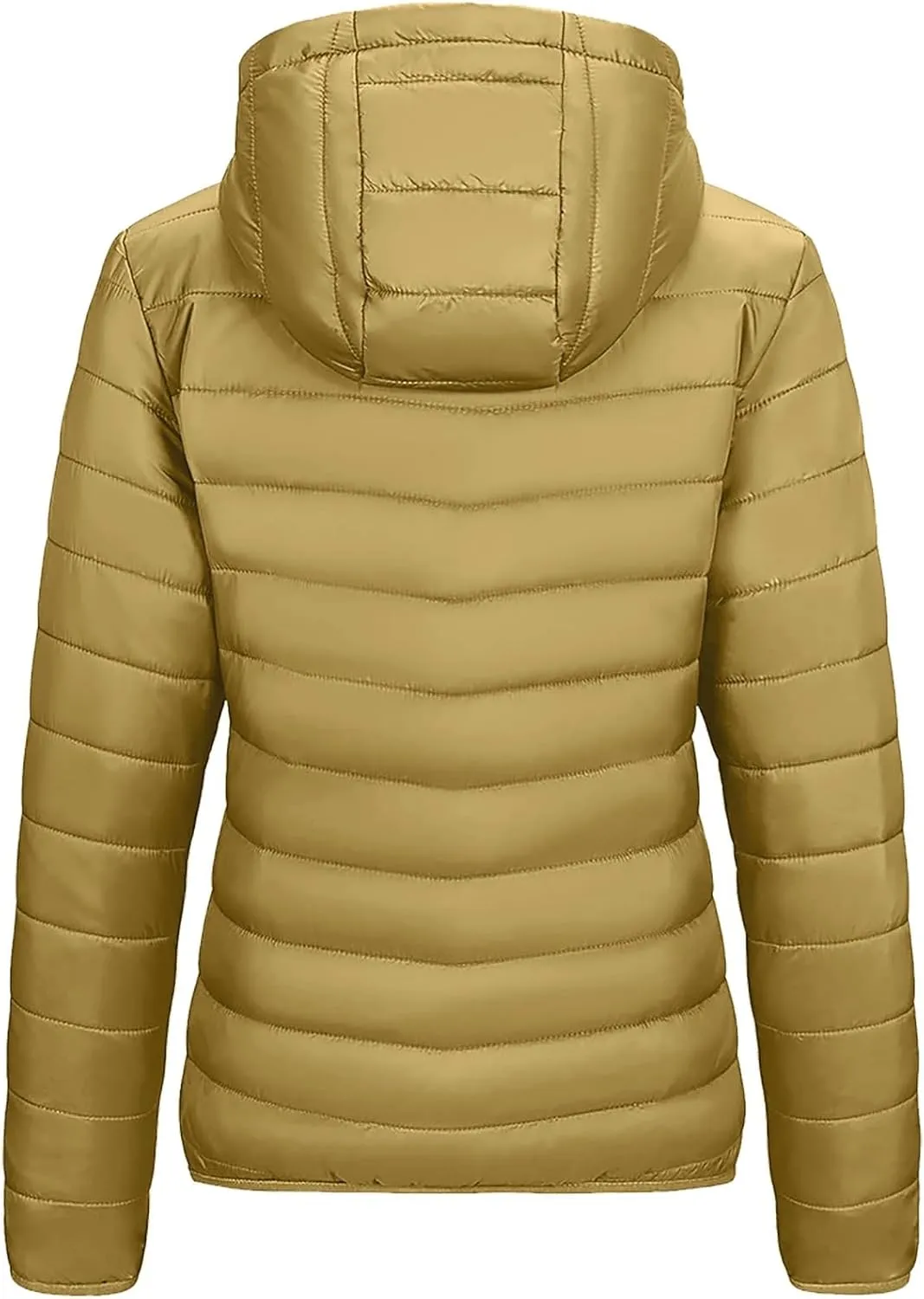 Women's Packable Puffer Jacket, Lightweight down Jacket Winter Warm Quilted Puffer Jacket with Hood Puffy Jacket Coat