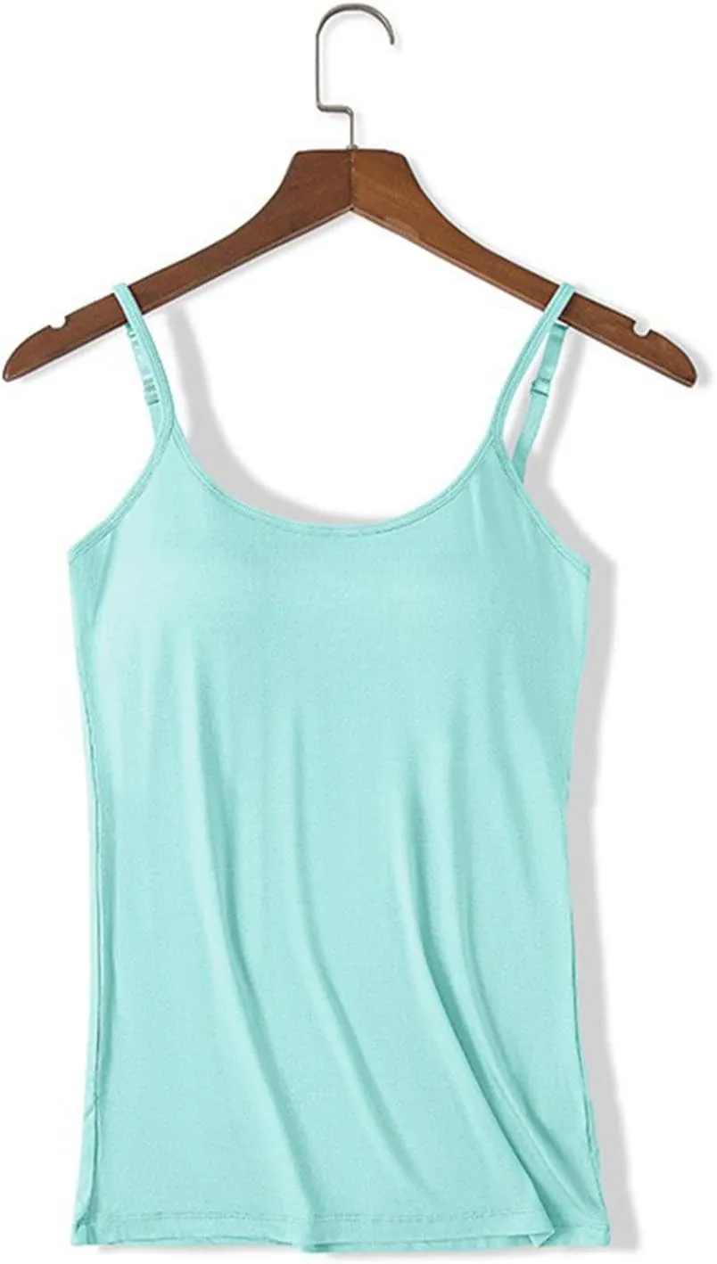 Women's Solid Color Elastic Inner Layer With Thin Chest Pad Can Be Worn On The Outside As A Base Shirt With A