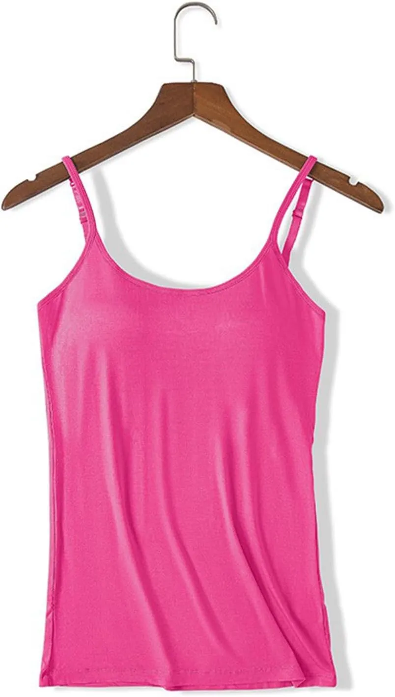 Women's Solid Color Elastic Inner Layer With Thin Chest Pad Can Be Worn On The Outside As A Base Shirt With A