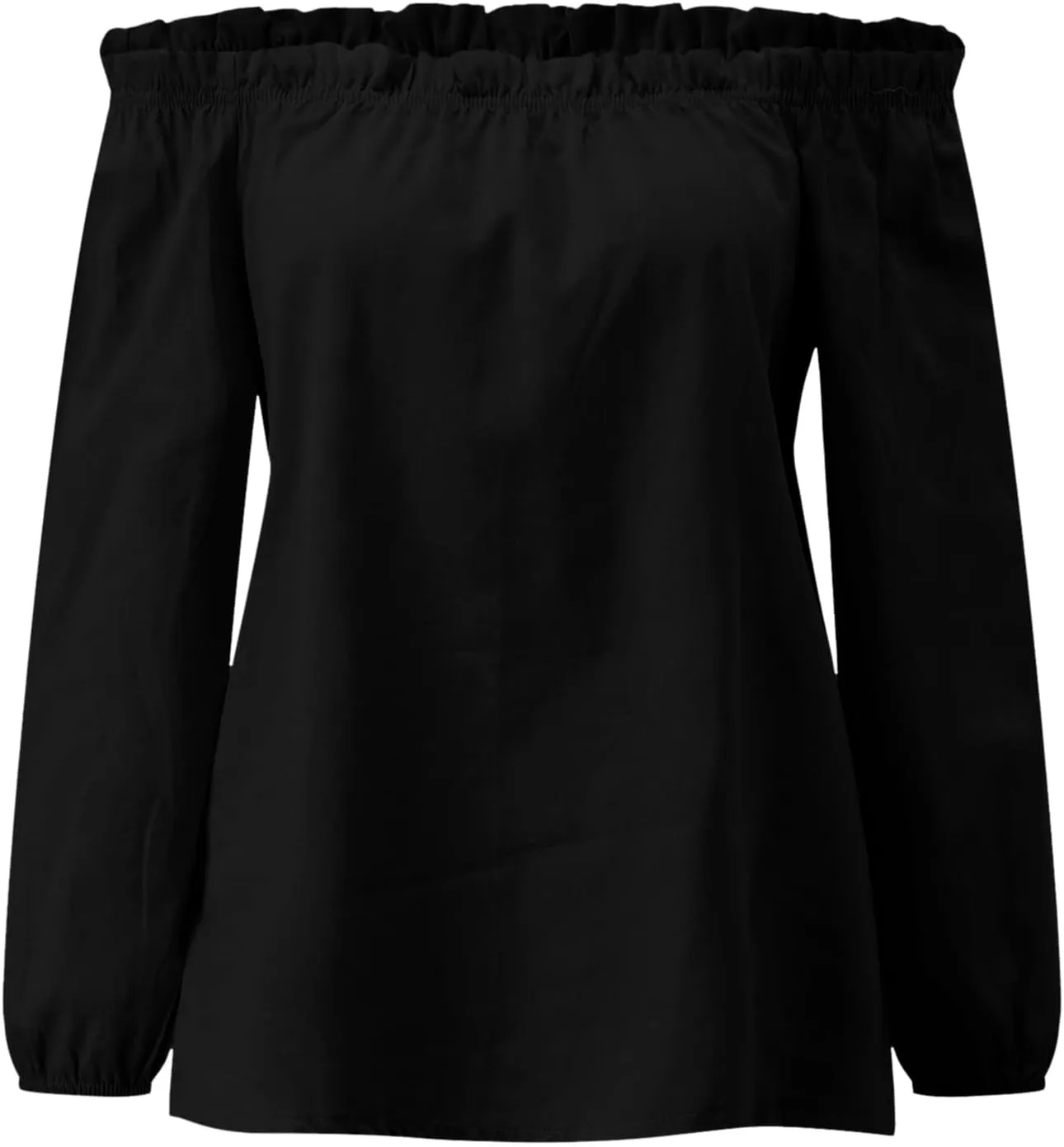 Women's Summer Off Shoulder Blouses Short Sleeves Sexy Tops Chiffon Ruffles Casual T Shirt Linen Tops