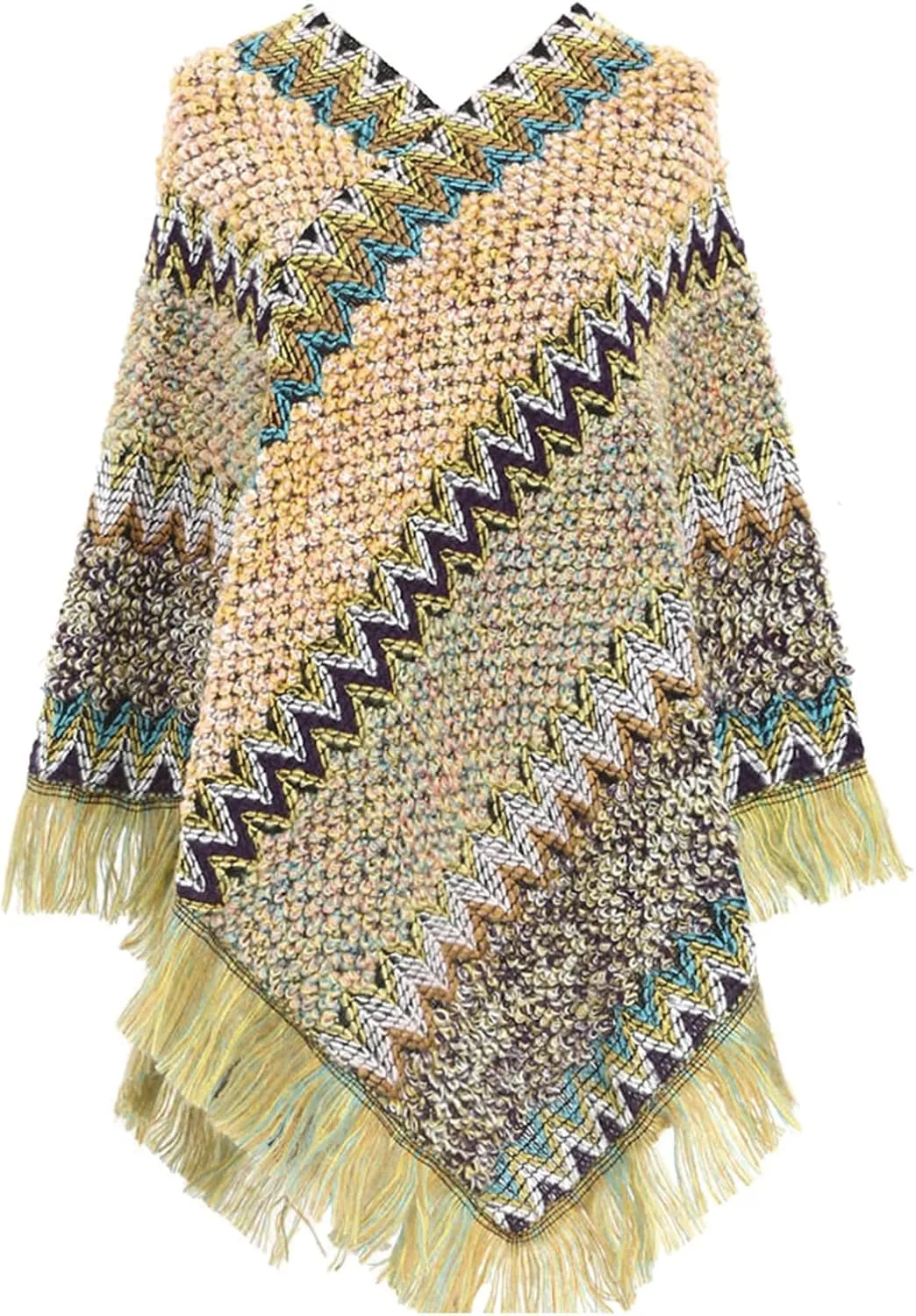 Women's Travel Wrap Blanket Pashmina Poncho Cape Shawl Elegant Cardigans Sweater Coat Wraps Shawl Coat for Fall Winter