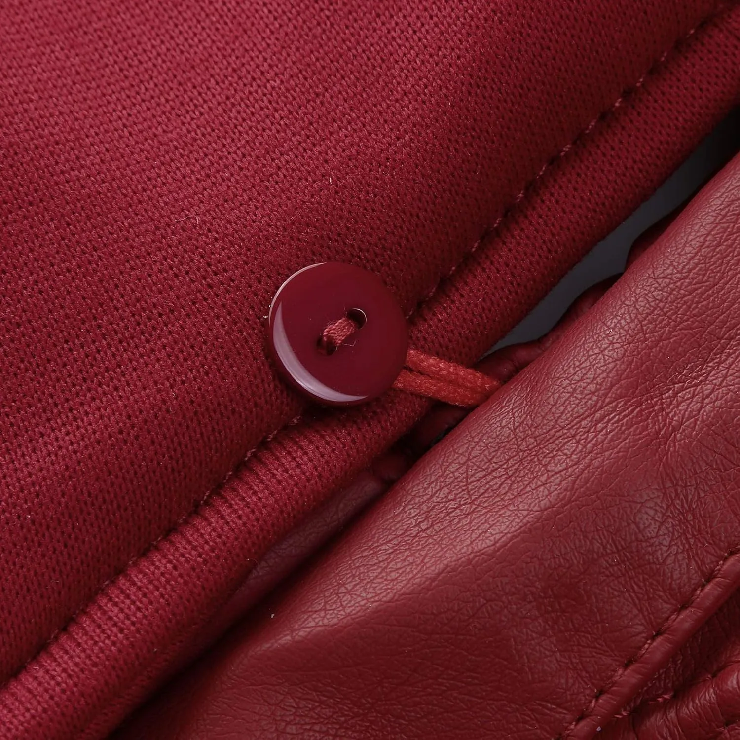 Womens Winter Coats with Hood Women's Removable Hooded Faux Leather Jacket Moto Biker Coat