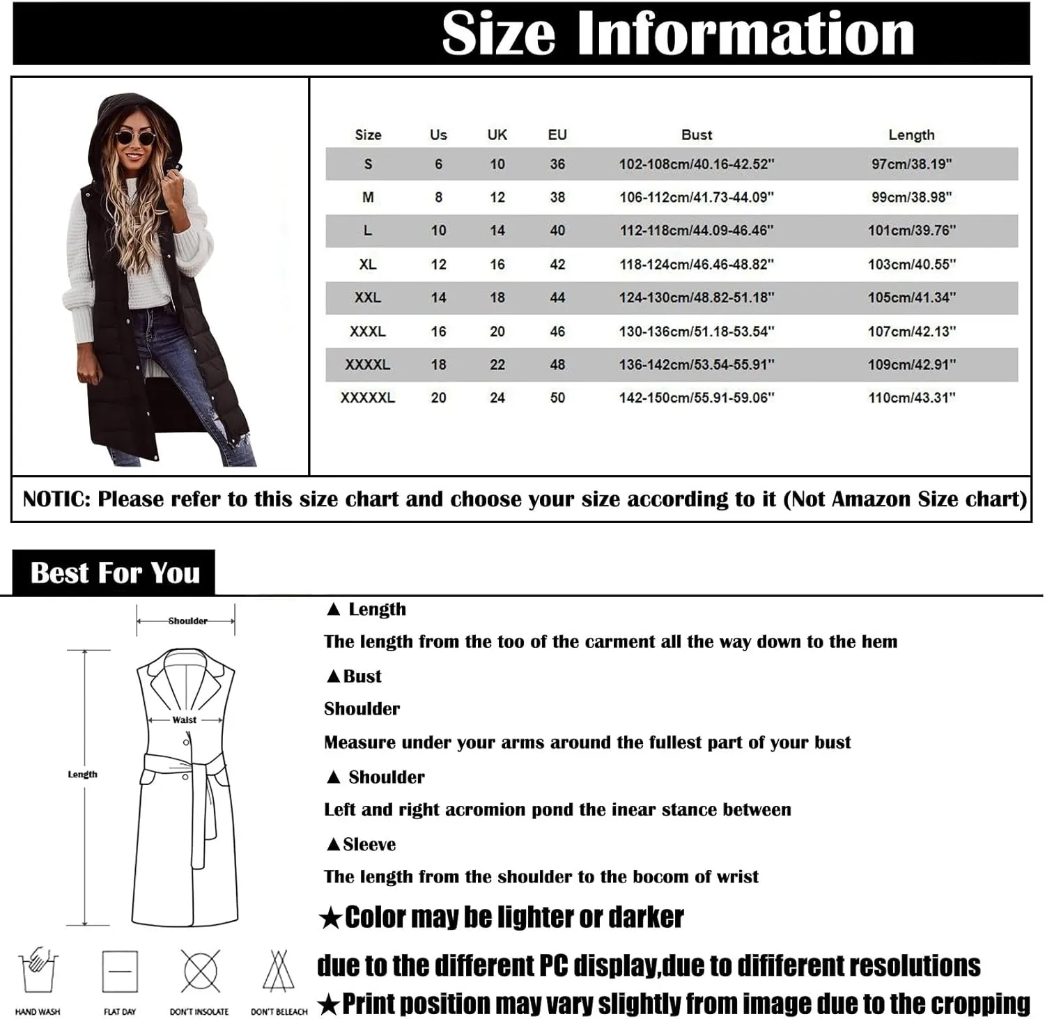Women's Winter Long Puffer Coats Hooded Zip Up Casual Down Jackets Trendy Warm Clothes Outerwear Tops Plus Size