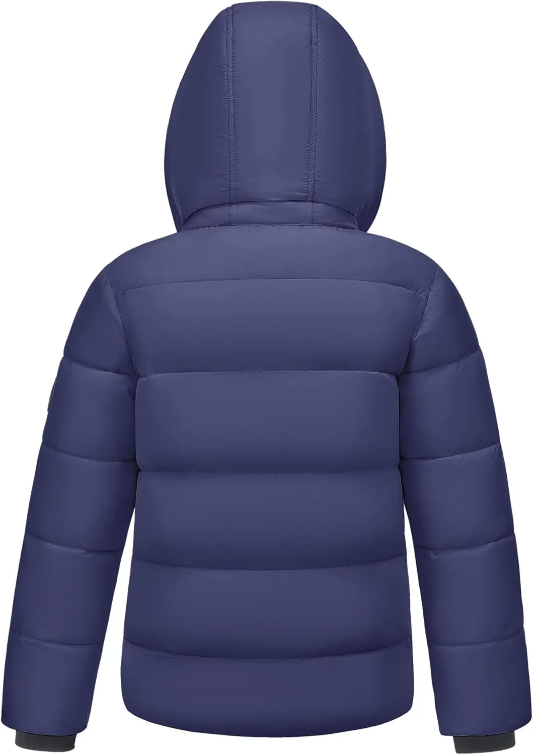 WULFUL Kids Boy's Winter Coat Detachable Hat Puffer Windbreaker Warm Cotton Jacket Parka Down Outdoor Coats