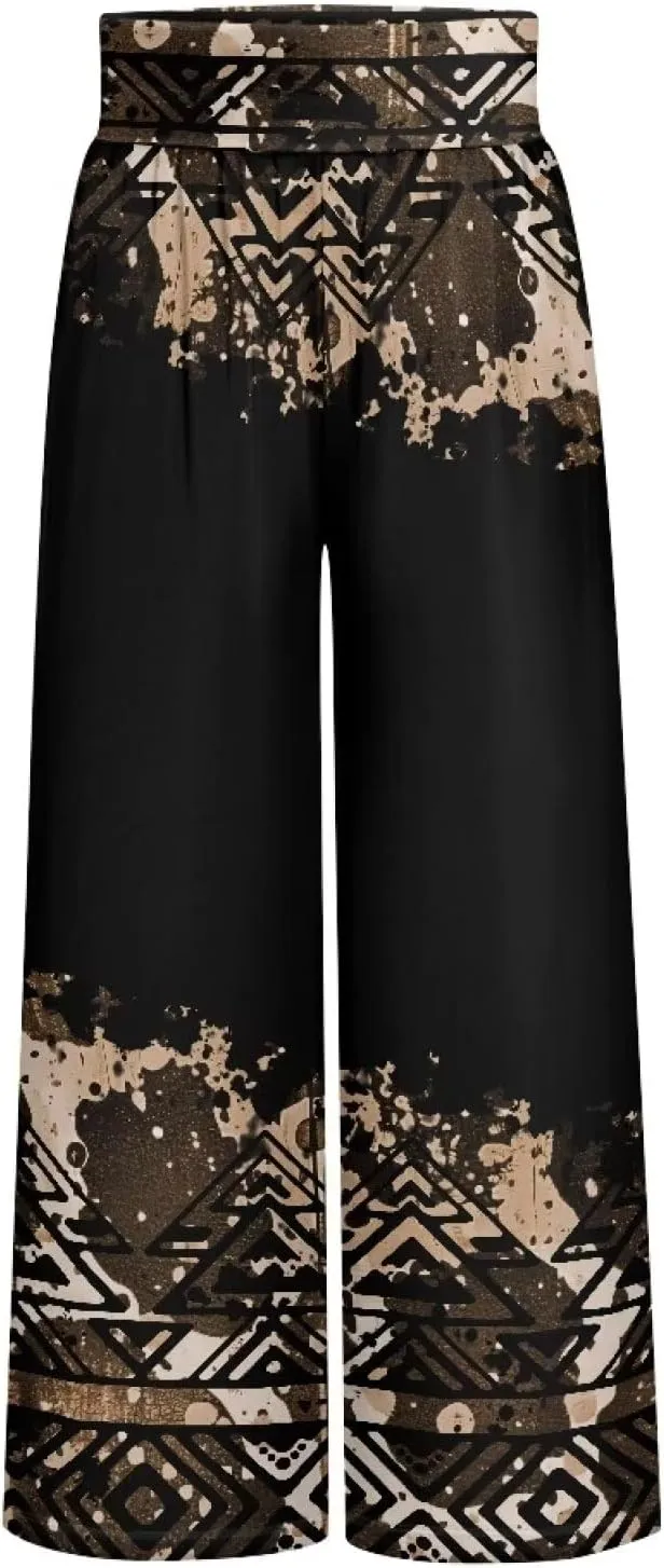 YEXIATODO High Waisted Wide Leg Pants for Women Dressy Casual Linen Pants Tall Palazzo Pants Lounge Pants S-3XL